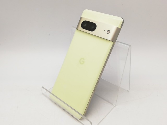 【中古】【赤ロム保証あり】Google UQmobile 【SIMフリー】 Pixel 7 レモングラス 8GB 128GB G03Z5【鹿児島中町】保証期間１ヶ月【ランク