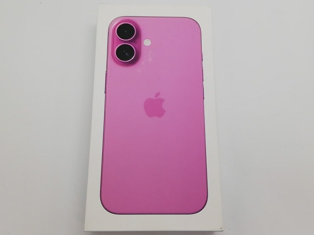 未使用】Apple 国内版 【SIMフリー】 iPhone 16 128GB ピンク MYDT3J/A