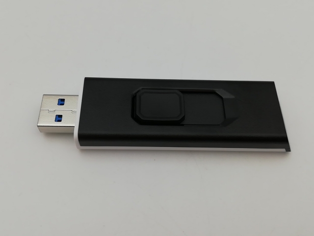 【中古】I-O DATA スティックSSD 1TB ホワイト×ブラック USB3.2 Gen2 SSPS-US1W【熊本】保証期間１週間_1