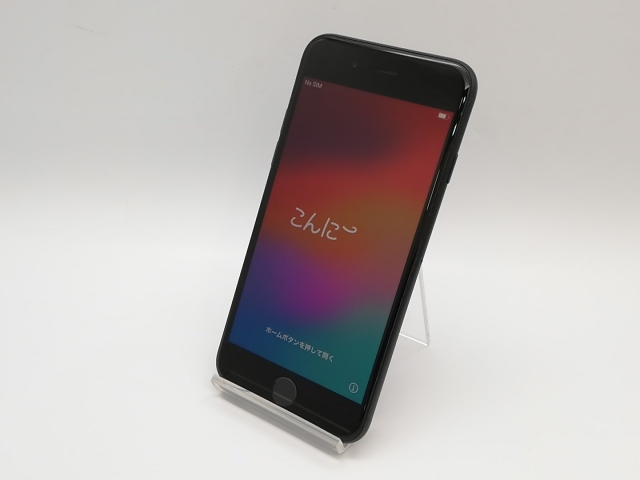 【中古】Apple SoftBank 【SIMフリー】 iPhone SE（第3世代） 128GB ミッドナイト MMYF3J/A【鹿児島中町】保証期間１ヶ月【ランクB】