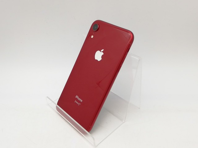 【中古】Apple au 【SIMロック解除済み】 iPhone XR 256GB (PRODUCT)RED MT0X2J/A【鹿児島中町】保証期間１ヶ月【ランクC】