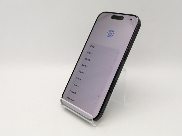 【中古】Apple SoftBank 【SIMフリー】 iPhone 16 Pro 256GB ブラックチタニウム MYN03J/A【広島本通】保証期間１ヶ月【ランクC】_1
