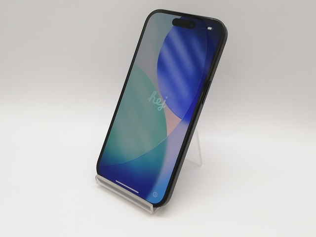 【中古】Apple docomo 【SIMフリー】 iPhone 15 128GB ブラック MTMH3J/A【鹿児島中町】保証期間１ヶ月【ランクB】