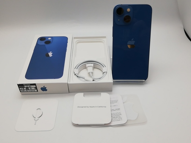 Apple iPhone13 mini ブルー128GB SIMフリー 中古】iPhone13 mini