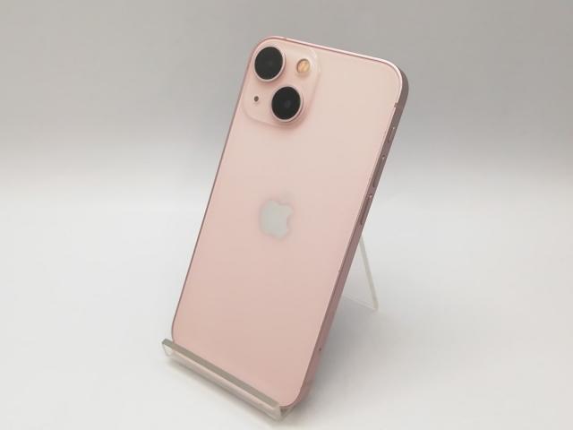 【中古】Apple SoftBank 【SIMフリー】 iPhone 13 mini 128GB ピンク MLJF3J/A【鹿児島中町】保証期間１ヶ月【ランクB】