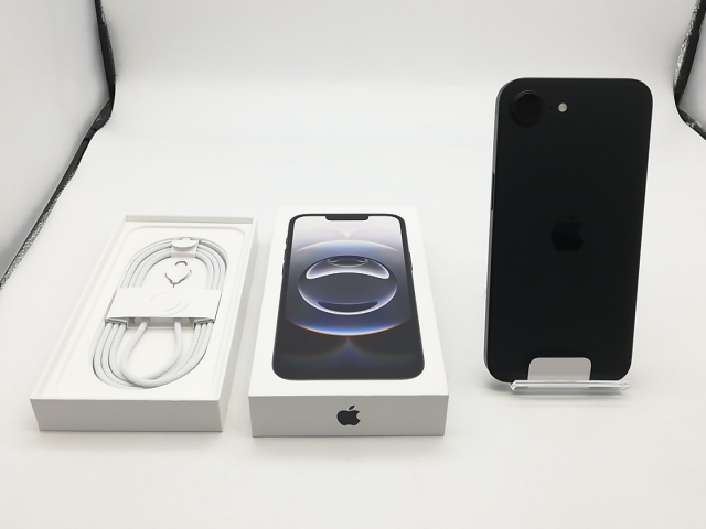 【未使用】Apple 国内版 【SIMフリー】 iPhone 16e 128GB ブラック MD1Q4J/A【鹿児島中町】保証期間３ヶ月_3