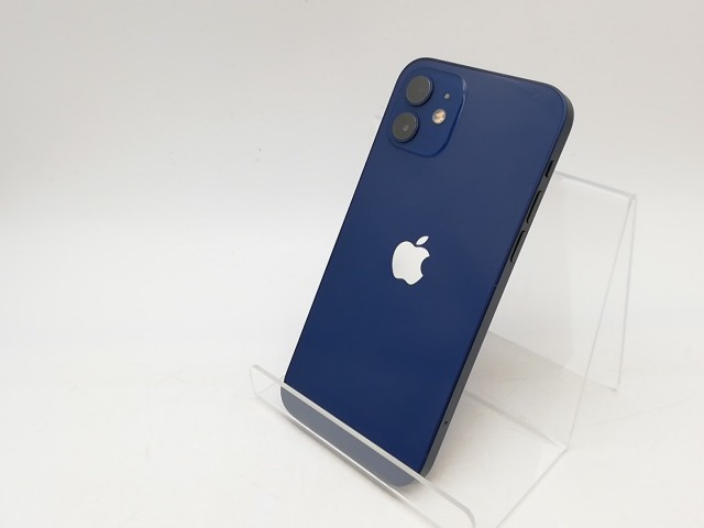 【中古】Apple au 【SIMロック解除済み】 iPhone 12 128GB ブルー MGHX3J/A【鹿児島中町】保証期間１ヶ月【ランクB】