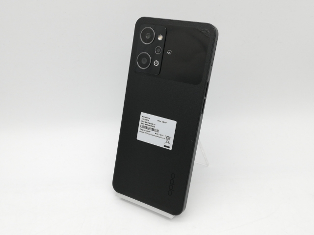 【中古】Oppo ymobile 【SIMフリー】 OPPO Reno9 A ナイトブラック 8GB 128GB A301OP【鹿児島中町】保証期間１ヶ月【ランクA】