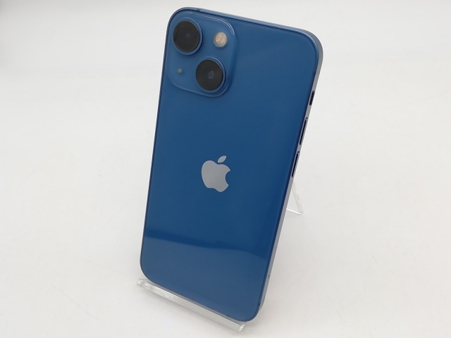【中古】Apple docomo 【SIMフリー】 iPhone 13 mini 128GB ブルー MLJH3J/A【鹿児島中町】保証期間１ヶ月【ランクB】
