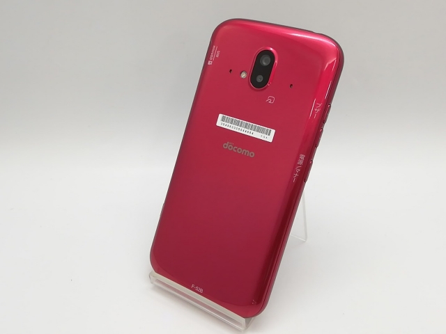 【中古】Fujitsu docomo 【SIMフリー】 らくらくスマートフォン ピンク 4GB 64GB F-52B【鹿児島中町】保証期間１ヶ月【ランクB】