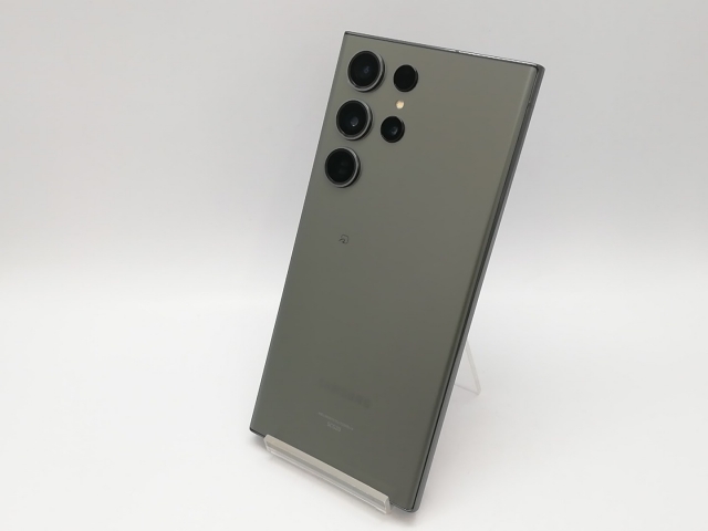 【中古】SAMSUNG au 【SIMフリー】 Galaxy S23 Ultra グリーン 12GB 256GB SCG20【鹿児島中町】保証期間１ヶ月【ランクB】