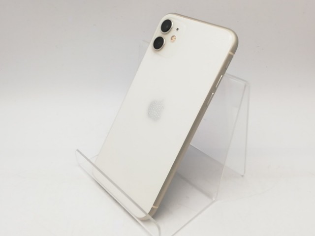 【中古】【赤ロム保証あり】Apple SoftBank 【SIMロック解除済み】 iPhone 11 64GB ホワイト MWLU2J/A【鹿児島中町】保証期間１ヶ月【ラ