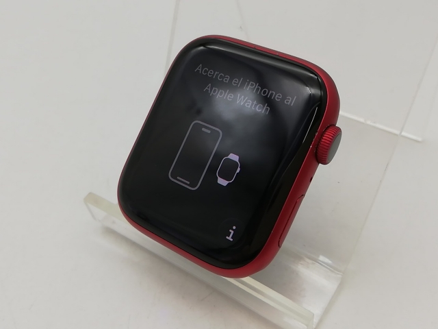 【中古】Apple Apple Watch Series8 45mm GPS (PRODUCT)REDアルミニウムケース/(PRODUCT)REDスポーツバンド MNP43J/A【鹿児島中町】保証期間１ヶ月【ランクB】