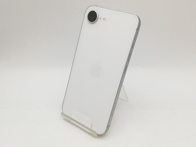 【未使用】Apple docomo 【SIMフリー】iPhone 16e 128GB ホワイト MD1R4J/A【仙台イービーンズ】保証期間３ヶ月_1