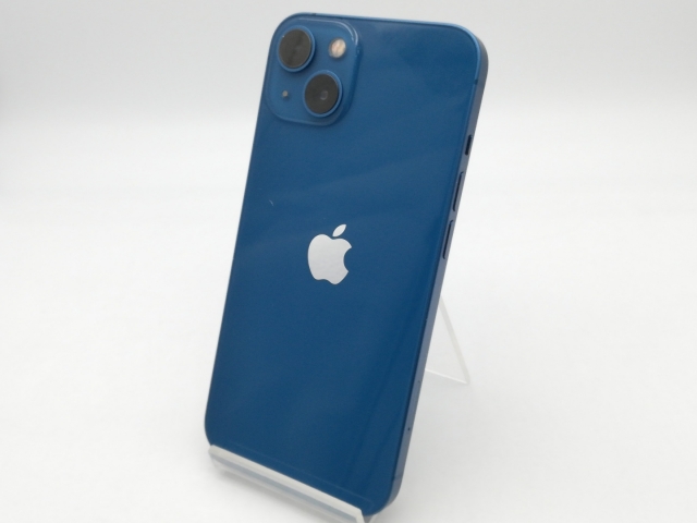 【中古】【赤ロム保証あり】Apple SoftBank 【SIMフリー】 iPhone 13 256GB ブルー MLNM3J/A【熊本】保証期間１週間【ランクC】_1