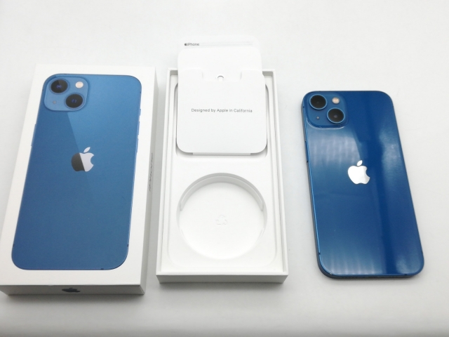 【中古】【赤ロム保証あり】Apple SoftBank 【SIMフリー】 iPhone 13 256GB ブルー MLNM3J/A【熊本】保証期間１週間【ランクC】_7