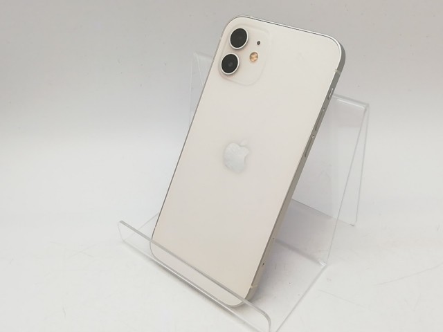 【中古】Apple au 【SIMロック解除済み】 iPhone 12 64GB ホワイト MGHP3J/A【鹿児島中町】保証期間１ヶ月【ランクB】