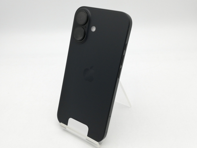 【未使用】Apple 国内版 【SIMフリー】 iPhone 16 128GB ブラック MYDQ3J/A【鹿児島中町】保証期間３ヶ月_1