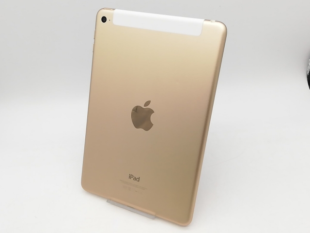 【中古】Apple docomo 【SIMロック解除済み】 iPad mini4（2015） 128GB ゴールド MK782J/A【鹿児島中町】保証期間１ヶ月【ランクC】