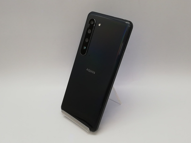 【中古】SHARP SoftBank 【SIMロック解除済み】 AQUOS R5G ブラックレイ 12GB 256GB 908SH【鹿児島中町】保証期間１ヶ月【ランクC】