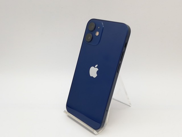 【中古】Apple SoftBank 【SIMロック解除済み】 iPhone 12 mini 128GB ブルー MGDP3J/A【鹿児島中町】保証期間１ヶ月【ランクB】