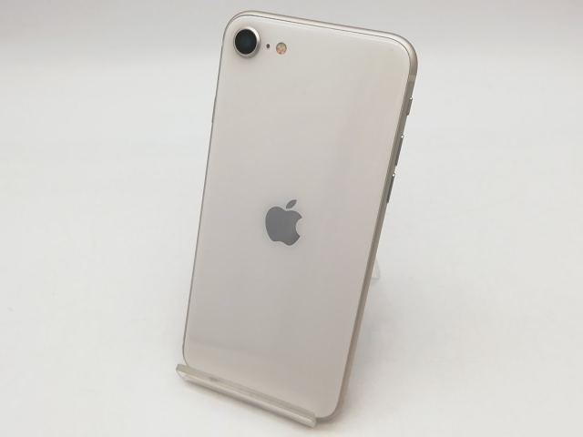 【中古】Apple docomo 【SIMフリー】 iPhone SE（第3世代） 128GB スターライト MMYG3J/A【鹿児島中町】保証期間１ヶ月【ランクB】