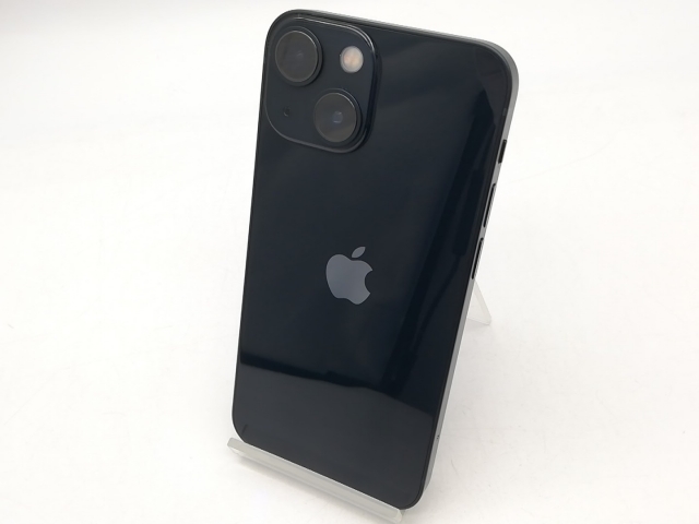 【中古】Apple au 【SIMフリー】 iPhone 13 mini 128GB ミッドナイト MLJC3J/A【鹿児島中町】保証期間１ヶ月【ランクB】