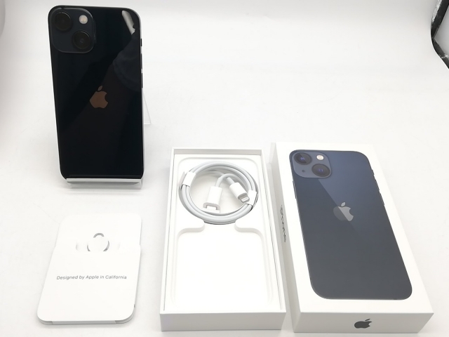 【中古】Apple au 【SIMフリー】 iPhone 13 mini 128GB ミッドナイト MLJC3J/A【鹿児島中町】保証期間１ヶ月【ランクB】_7