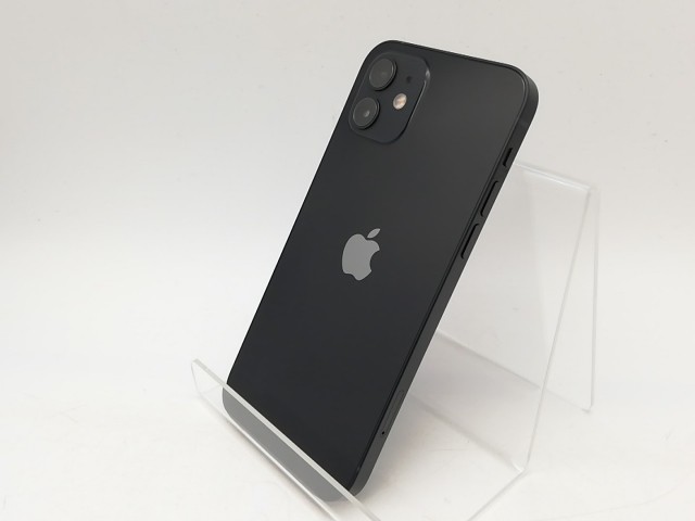 【中古】【赤ロム保証あり】Apple au 【SIMロック解除済み】 iPhone 12 128GB ブラック MGHU3J/A【鹿児島中町】保証期間１ヶ月【ランクB