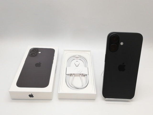 iPhone16 Black 128GB SIMフリー MYDQ3J/A Apple iPhone 16 128GB Black MYDQ3J/A Factory Unlocked - ALL