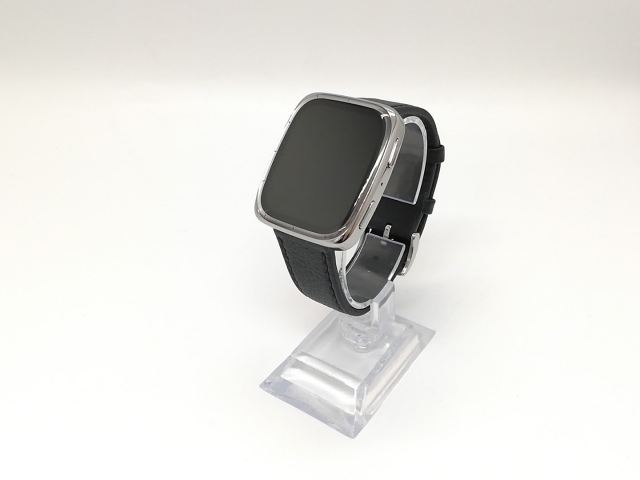 【中古】Zepp Health Amazfit Active 2 Square [ブラックレザー]【福岡天神】保証期間１ヶ月【ランクB】