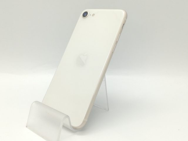 【中古】Apple docomo 【SIMフリー】 iPhone SE（第3世代） 64GB スターライト MMYD3J/A【福岡天神】保証期間１ヶ月【ランクB】