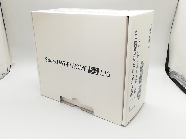 【未使用】ZTE UQmobile 【SIMフリー】 Speed Wi-Fi HOME 5G L13 ZTR02【福岡天神】保証期間３ヶ月_1