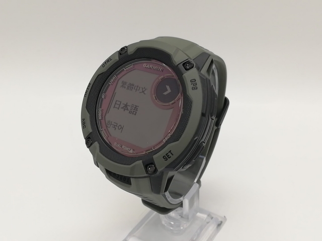 【中古】Garmin Instinct 2X Dual Power 010-02805-52 Moss【福岡天神】保証期間１ヶ月【ランクA】