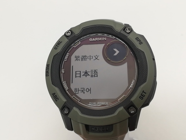 【中古】Garmin Instinct 2X Dual Power 010-02805-52 Moss【福岡天神】保証期間１ヶ月【ランクA】_1