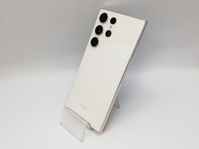 【中古】SAMSUNG au 【SIMフリー】 Galaxy S23 Ultra クリーム 12GB 256GB SCG20【福岡天神】保証期間１ヶ月【ランクB】