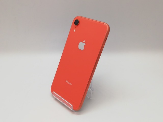 【中古】Apple docomo 【SIMロック解除済み】 iPhone XR 64GB コーラル MT0A2J/A【福岡天神】保証期間１ヶ月【ランクC】