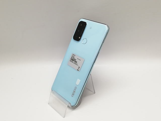 【中古】Oppo 楽天モバイル 【SIMフリー】 OPPO Reno5 A アイスブルー 6GB 128GB CPH2199【福岡天神】保証期間１ヶ月【ランクB】