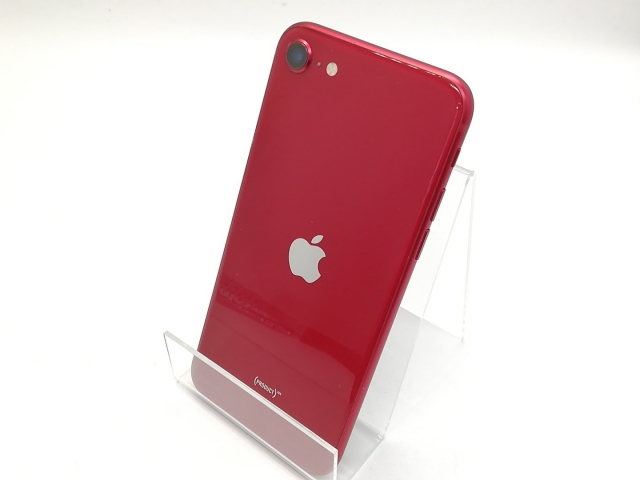 【中古】Apple docomo 【SIMフリー】 iPhone SE（第3世代） 128GB (PRODUCT)RED MMYH3J/A【福岡天神】保証期間１ヶ月【ランクB】