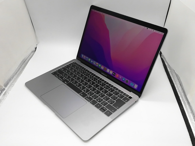 【中古】Apple MacBook Air 13インチ 256GB Touch ID搭載モデル スペースグレイ MVFJ2J/A (Mid 2019)【福岡天神】保証期間１ヶ月【ランクC】