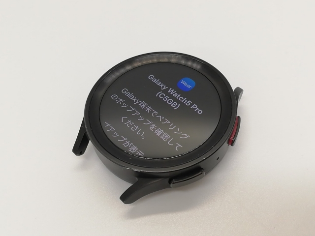 【中古】SAMSUNG Galaxy Watch5 Pro SM-R920NZKAXJP ブラックチタニウム【福岡天神】保証期間１ヶ月【ランクB】