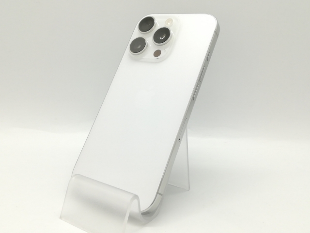 【中古】Apple SoftBank 【SIMフリー】 iPhone 16 Pro 128GB ホワイトチタニウム MYMW3J/A【福岡天神】保証期間１ヶ月【ランクB】