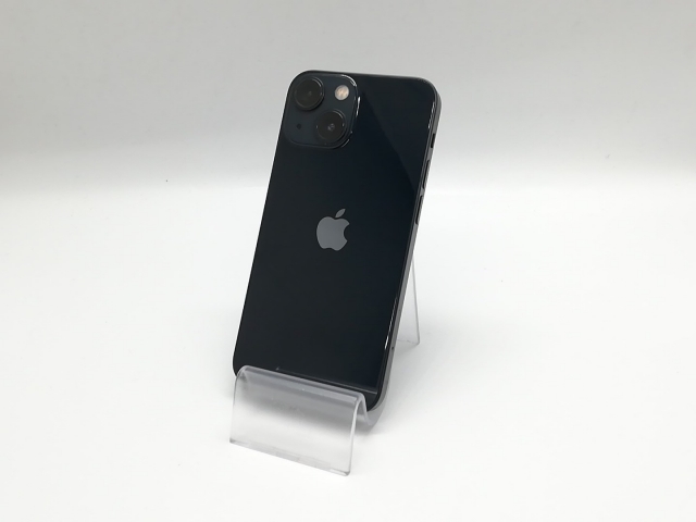 【中古】Apple au 【SIMフリー】 iPhone 13 mini 128GB ミッドナイト MLJC3J/A【福岡天神】保証期間１ヶ月【ランクB】
