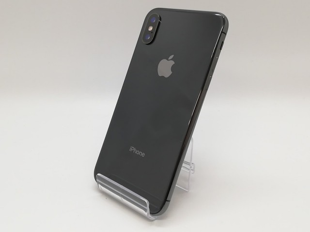 【中古】Apple docomo 【SIMロック解除済み】 iPhone X 64GB スペースグレイ MQAX2J/A【福岡天神】保証期間１ヶ月【ランクB】