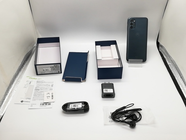中古】MOTOROLA 国内版 【SIMフリー】 moto g31 ミネラルグレイ 4GB