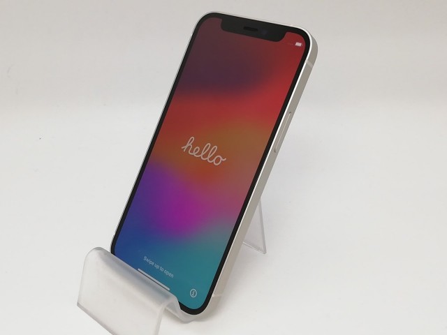 【中古】Apple SoftBank 【SIMロック解除済み】 iPhone 12 mini 64GB ホワイト MGA63J/A【福岡筑紫】保証期間１ヶ月【ランクB】の通販は