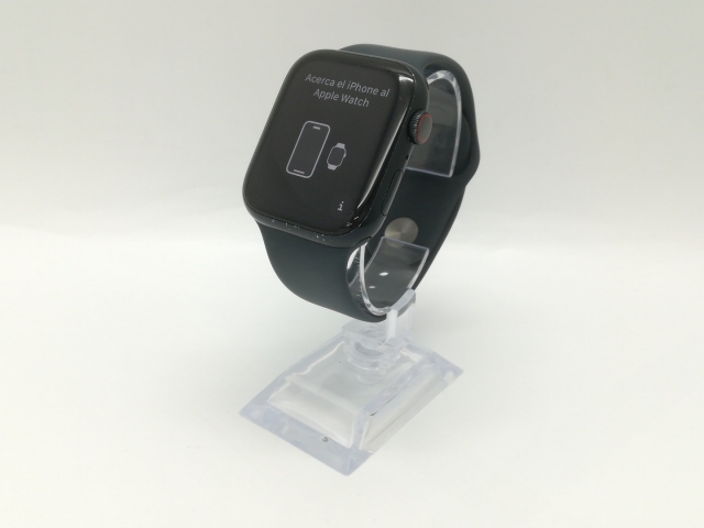 【中古】Apple Apple Watch Series7 45mm Cellular ミッドナイトアルミ/スポーツバンド ミッドナイト【福岡天神】保証期間１ヶ月【ランクC】