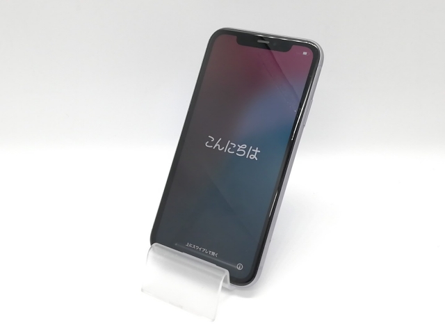 au 【SIMロックなし】MWM52J/A iPhone 11 128GB パープル au au
