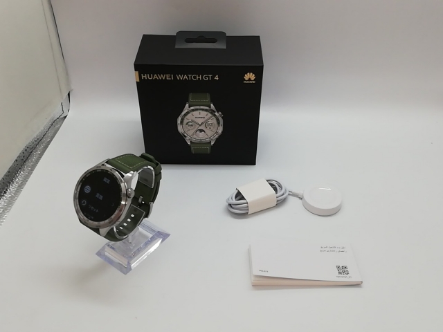 【中古】Huawei HUAWEI WATCH GT 4 46mm グリーン【福岡天神】保証期間１ヶ月【ランクB】