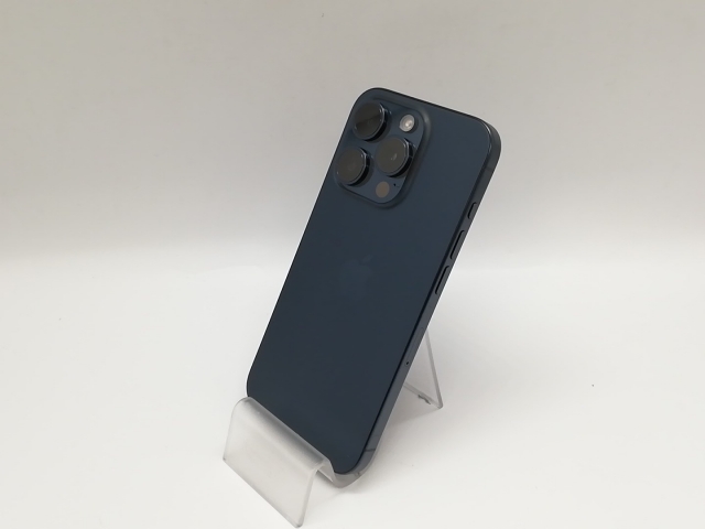 【中古】Apple 国内版 【SIMフリー】 iPhone 15 Pro 256GB ブルーチタニウム MTUG3J/A【福岡天神】保証期間１ヶ月【ランクB】